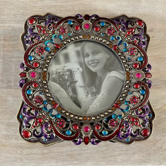 Green Tree Gallery Boho Silver Tone and Gem Colored Frame - Picture 3 of 6